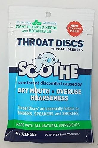 Throat Discs Soothe Throat Lozenges Original 46 Count (3 Pack)