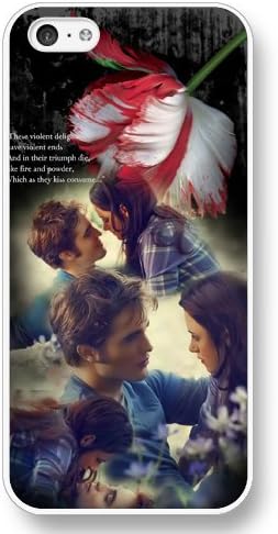 iPhone 5c case, Customize Factory Love Movie The Twilight Saga Hard Frosted White iPhone 5c Case Neverfade Scratchproof Ametabolic case
