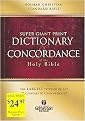 Super Giant Print Dictionary And Concordance Of The Holy Bible (Holman Christian Standard Bible The Largest Typeface Of Any Dictionary & Concordance) (Large Print) (Hardcover)