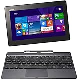 Asus Transformer Book 10.1-inch 64GB Detachable 2-in-1 Touch Laptop/Tablet T100TA With Keyboard Dock - Grey (Certified Refurbished)