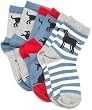Hatley Boys 2-7 Black Labs Aop Three Pairs Socks