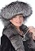 Silver Fox and Mink Fur Hat-Large Brim Fur Hat
