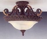 Murray Feiss SF147CGN victoria Ceiling Lights Cognac with gold details Height: 15