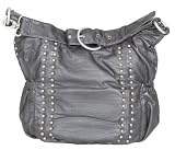 OiOi Baby Leatherette Hobo Sack, Silver
