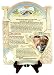 Remembrance Plaque - Pet Memorial with Rainbow Bridge Poem and Picture Frame, Stone-look, 10" Height