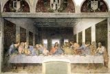 Last Supper by Leonardo Da Vinci. Size 36.00 inches width by 24.00 inches height. High Quality Art Poster Print