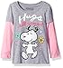 Peanuts Girls' Snoopy Hugs All Around Long Sleeve Two-Fer T-Shirt