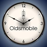 IMAGE OF Oldsmobile Logo Lighted Wall Clock