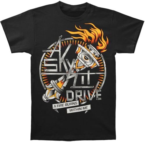 A Skylit Drive Men's A Fire Burns Within Me T-shirt Medium Black