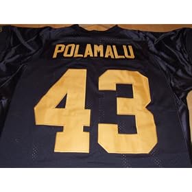<b>Authentic SIZE XL 52 Polamalu 75th Anniversary Pittsburgh Steelers #43 Authentic Reebok NFL Football Jersey</b>