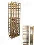 Napa Valley Wine M5CD-WR Column Kit Wine Rack, Unstained Mahogany