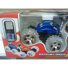 Turbo Twister Rc (Remote Control) Stunt Car with Flashing Lights on the Wheels Turbo Twister Rc (Remote Control) Stunt Car with Flashing Lights on the Wheels