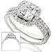 One of a Kind 18k White Gold 2.14ctw Radiant Cut Diamond Ring (E/SI)