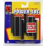 Life-Like Trains Power-Loc HO Scale Track - 3 Straight, Steel