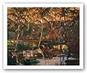 Tropical Reflections by Darrell Hill 40"x30" Art Print Poster