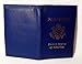 1 Travel Leather Passport Organizer Holder Card Case Protector Cover Wallet Blue