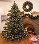 9.5' Chesapeake Artificial Christmas Tree Pre-Lit 1500 Clear Lights #174813F