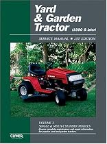 Yard & Garden Tractor Service Manual: 1990 & Later : Single & Multi-Cylinder Models (Clymer Pro Series.)