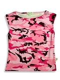 Kyds - Toddler Girls Sleeveless Camouflage Tee, Pink, Burgundy