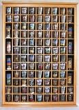 100 Shot Glass Display Case Cabinet, with hinged door (SC15-OA)