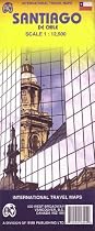 Santiago de Chile Map by ITMB (International Travel Maps)