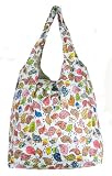 51QG3c01byL. SL160  Trendy Sturdy Shopping Tote Bag   Color Birds Pattern