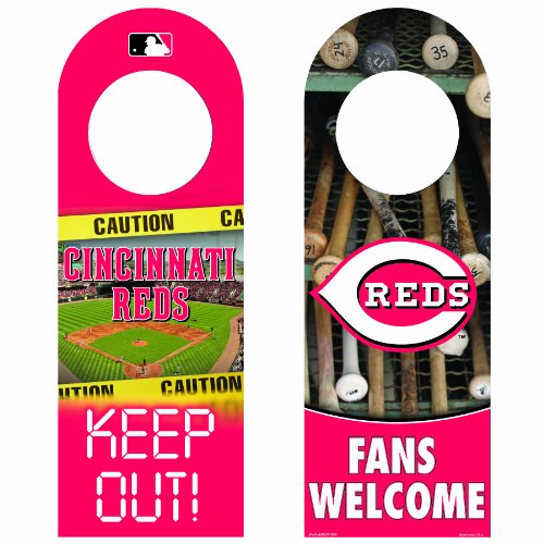 MLB Cincinnati Reds Wood Door Hanger