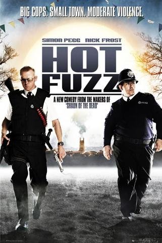 Posters: Hot Fuzz Poster - Big Cops, Small Town, One Sheet (36 x 24 inches)