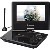 GREEN HOUSE 7�^���C�h�t�� �����Z�O�Ή� �|�[�^�u��DVD�v���[���[ �u���b�N GHV-PDV771STK �摜