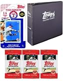 Texas Rangers 2009 Topps MLB Team Set with 3 Ring Binder and 3 Topps Packs