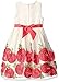 American Princess Girls' Ribbon Flower Skirt Dress