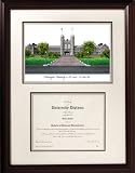 Washington St. Louis Bears Framed Scholar Diploma Frame with Lithograph