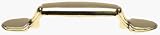 Amerock 263WCH 3-Inch Pull, Polished Chrome with White Ceramic Inset