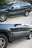 1999-2004 JEEP GRAND CHEROKEE BLACK SIDE STEP / NERF BAR