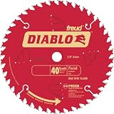 Freud D0840X Diablo 8-1/4-Inch 40 Tooth ATB Finishing Saw Blade with 5/8-Inch Arbor