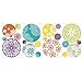 RoomMates RMK1707SCS Patterned Dots Peel & Stick Wall Decals