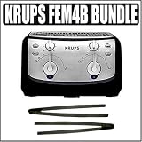  : Krups FEM4B 4-Slice Toaster (Black) Bundle
