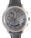 Zenith Grande Chronomaster XXT Open Concept Mens Carbon Fiber Strap Silver Transparent Dial Titanium Automatic Chronograph Power Reserve Display Watch 95.1260.4021/77.C609