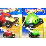 Hot Wheels Angry Birds RED BIRD & MINION PIG