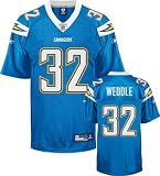 Eric Weddle Youth Jersey: Reebok Powder Blue Replica #32 San Diego Chargers Jersey