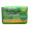 Seventh Generation Chlorine Free Ultrathin Regular Pads, 18-count Packages (Pack of 12) (216 pads)
