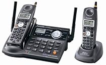 Panasonic KX-TG5672B 5.8 GHz FHSS GigaRange  Digital Cordless Answering System with Dual Handsets