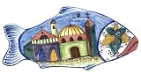 Hand-Painted El Salvadorian Fish Server by Dance of the Ancestors