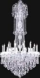 LAMPS BEAUTIFUL Maria Elena Twenty-Four Light Crystal Chandelier by James R. Moder--Excellent customer service--see our feedback.