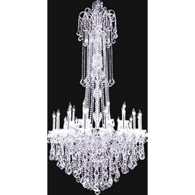 Maria Elena Twenty-Four Light Crystal Chandelier by James R. Moder