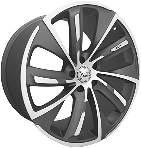 ADR Sickle 19X8 5X108 +45mm Flat Gunmetal/Machined Wheel Rim