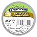Beadalon Stringing Wire 7-Strand 0.015-Inch (0.38-Millimeter) Diameter, 30-Feet/Pkg, Satin Gold