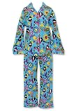 Frankie & Johnny Love, Peace & Happiness Flannel Lounger Pajama