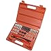 Ctool Universal 42Pcs Re Threading Tool Set Kit Metric Sizes UNF and UNC Fractional and Metric Thread Restorer Kit