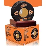 2010 Game Used dirt in Baltimore Orioles logo set of 4 coasters